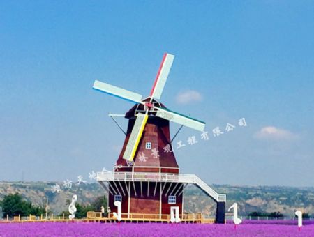 点击查看详细信息<br>标题：庆阳市周祖陵 18米大风车 阅读次数：6113