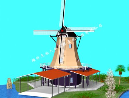 点击查看详细信息<br>标题：古典荷兰风车-025 阅读次数：832